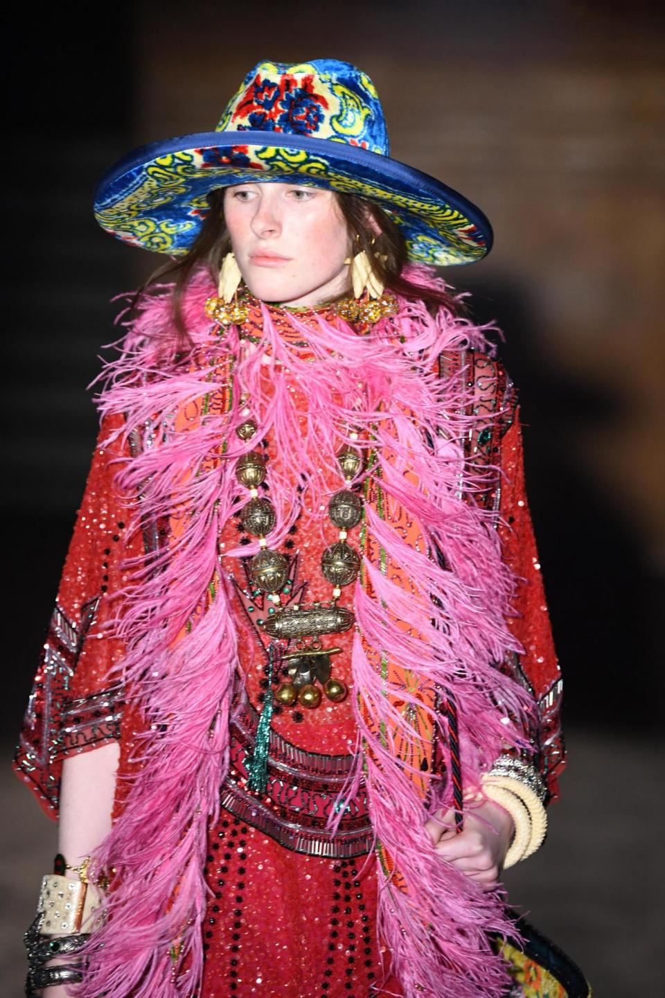 Gucci's Spring/Summer 2019 collection was as opulent as ever (Getty Images for Gucci)