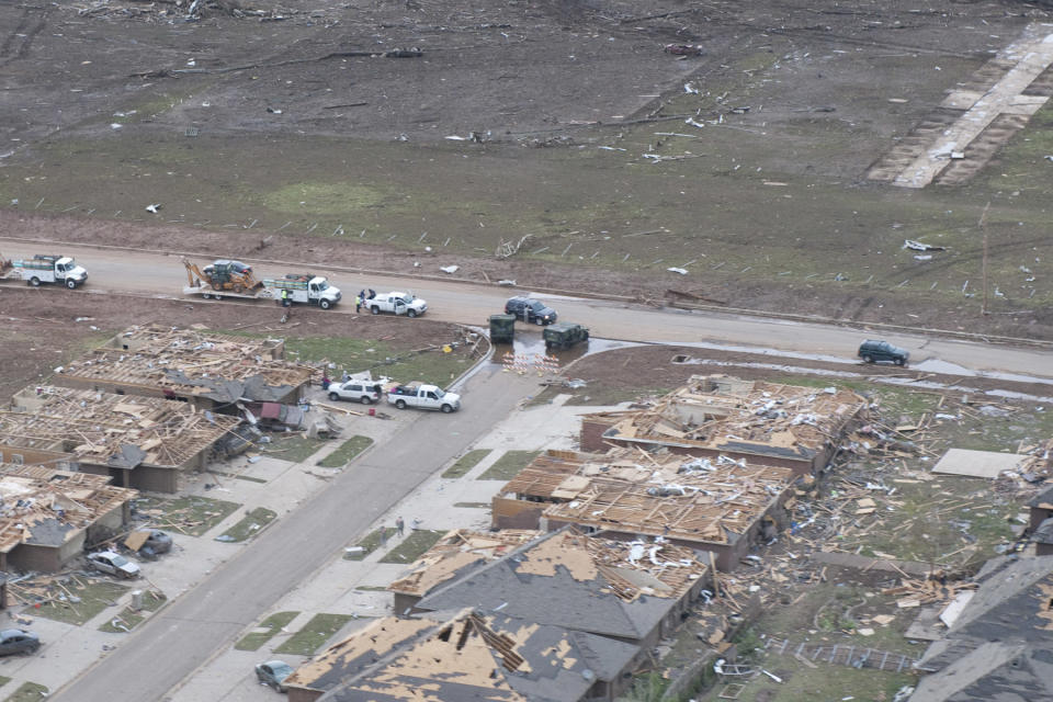 Aerial photos of tornado destruction in Moore, Okla.