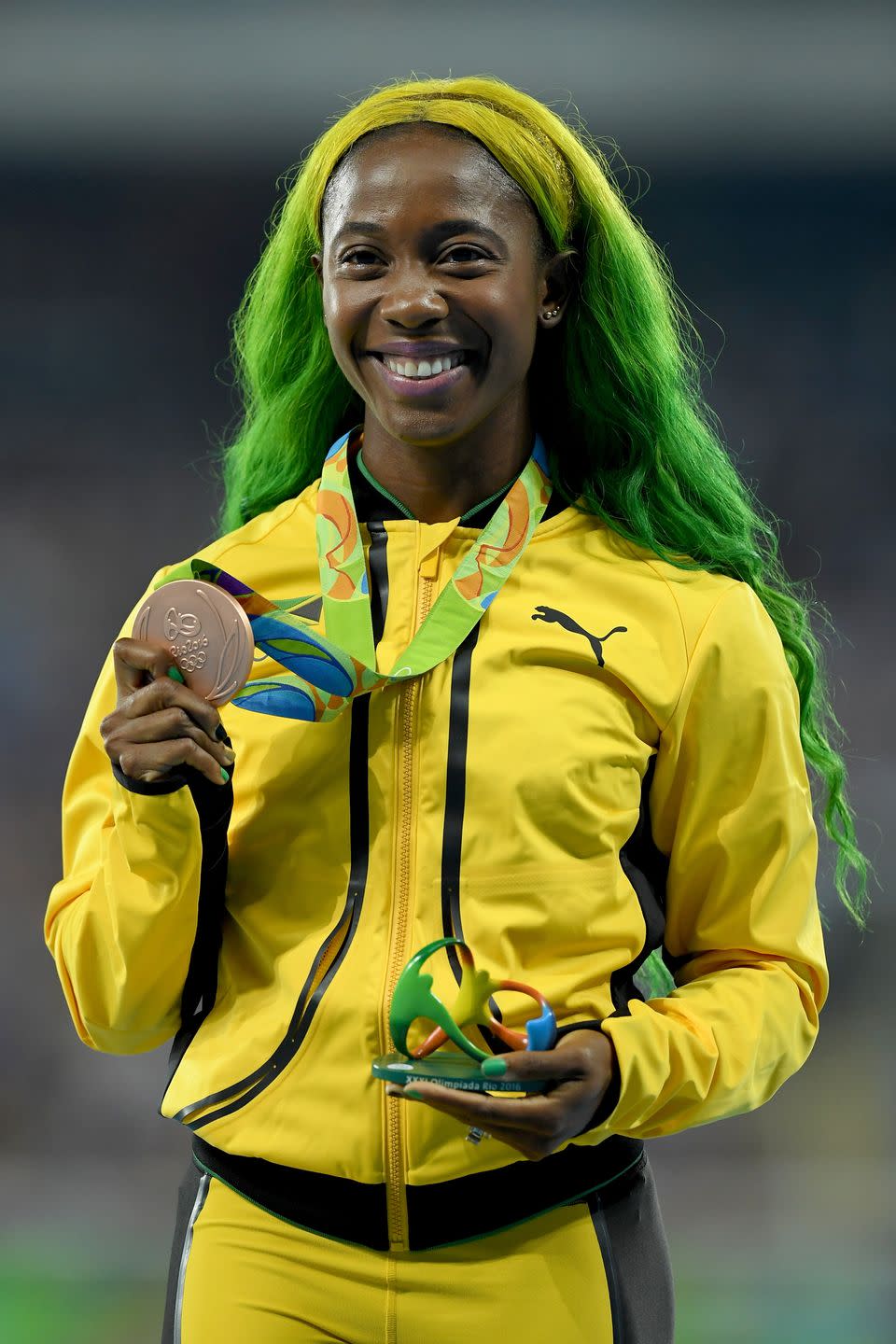 <p>Fraser-Pryce is a six-time Olympic medallist, the first Caribbean woman to win gold in the 100m and one of only three women ever to defend a standing Olympic 100m title. Competing in the 100 and 200 metres, Fraser-Pryce is the only sprinter in history (of any gender) to win four World Championship 100 metre titles, as well as being the winner of more global titles than a single other female sprinter ever. </p>