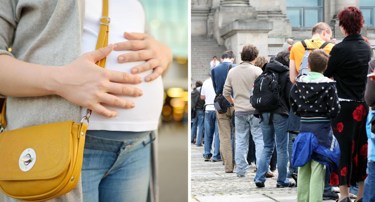 Heavily Pregnant Woman Slammed For Refusing To Give Up Chair For Teens