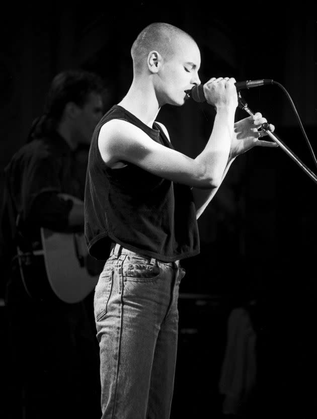 Sinead O'Connor performs onstage at Metro in Chicago, Illinois, United States on April 11, 1988. (Photo: Stacia Timonere via Getty Images)