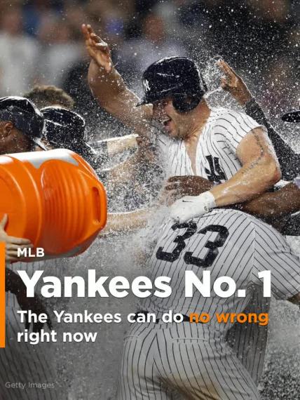 The Yankees can do no wrong right now