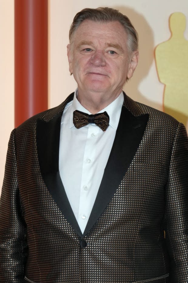 Brendan Gleeson attends the 95th Annual <a href="https://parade.com/movies/oscars-2023-academy-awards" rel="nofollow noopener" target="_blank" data-ylk="slk:Academy Awards;elm:context_link;itc:0;sec:content-canvas" class="link ">Academy Awards</a> on March 12, 2023 in Hollywood.<p>Jeff Kravitz/FilmMagic</p>