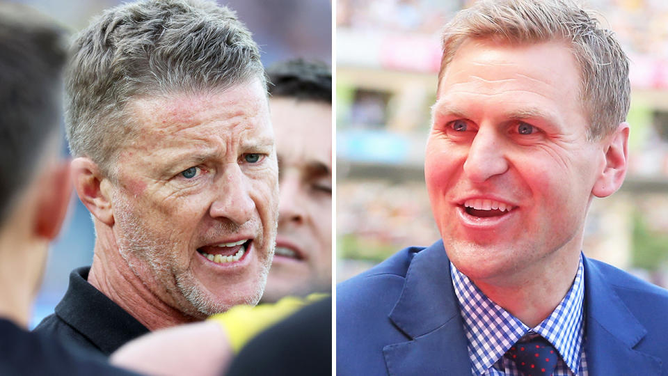 Damien Hardwick and Kane Cornes.