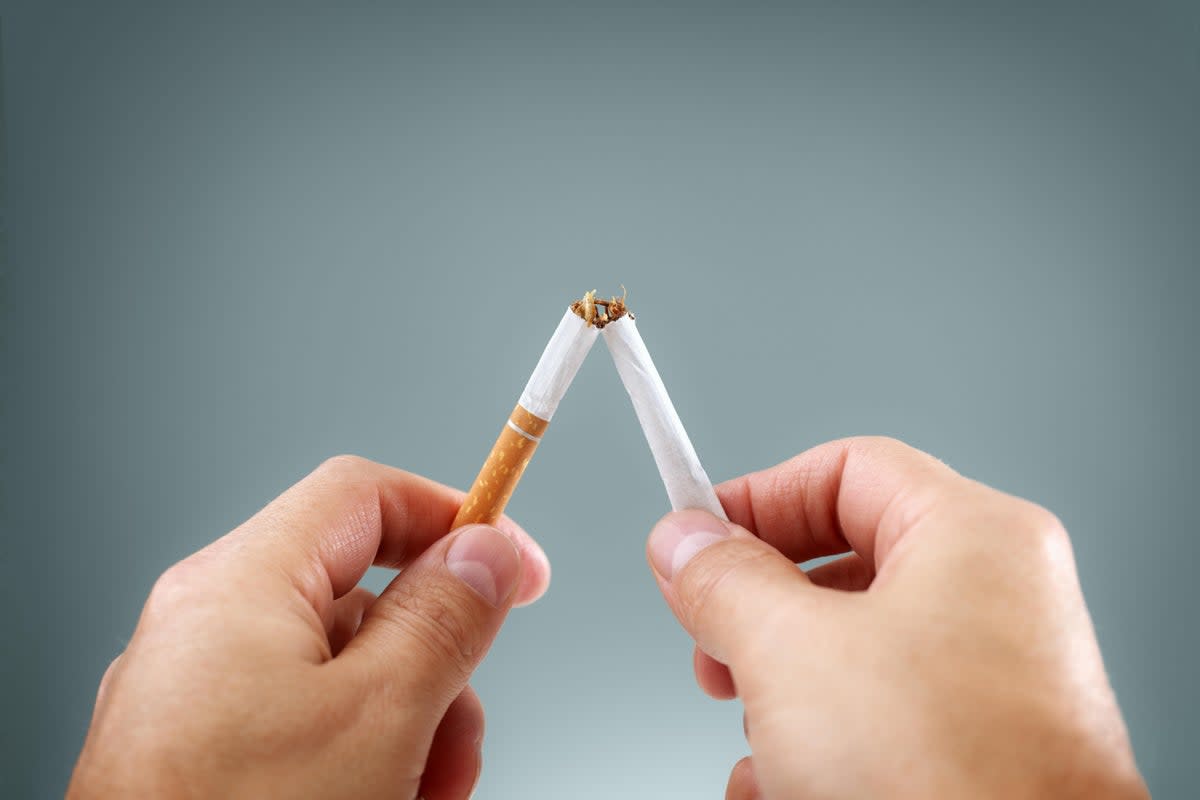 There are lots of misconceptions when it comes to quitting smoking (Alamy/PA)