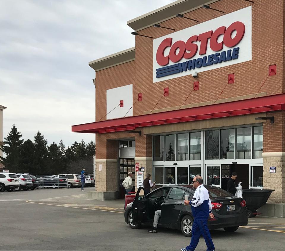 Costco Wholesale's Indianapolis stores have stopped handing out food samples in response to a widening outbreak of coronavirus. This is the entrance to the store at 9010 Michigan Road.