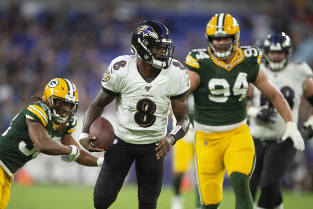 Packers catch a break: QB Lamar Jackson inactive for Ravens in Week 15