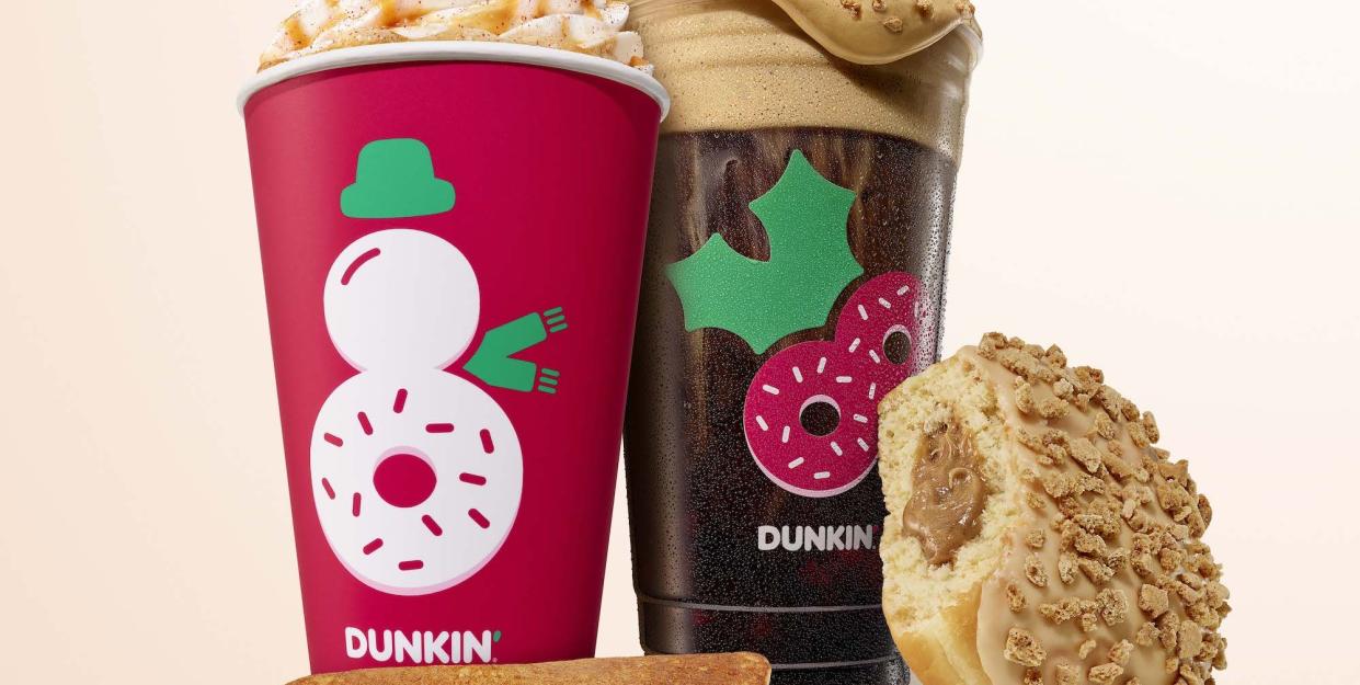 dunkin' holiday menu 2022