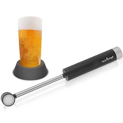 31) NutriChef Portable Electric Ultrasonic Drink Frother