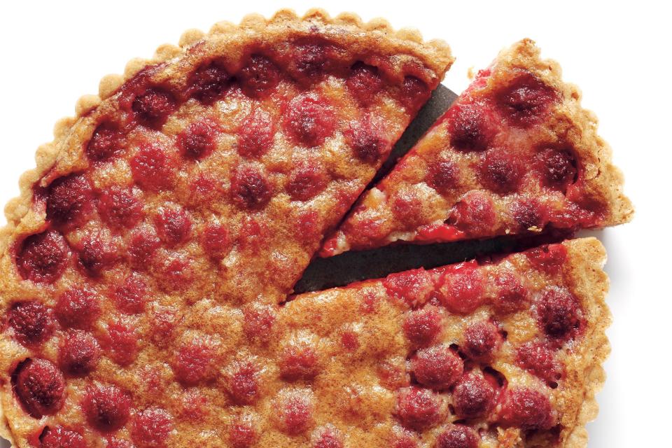 Brown Butter Raspberry Tart