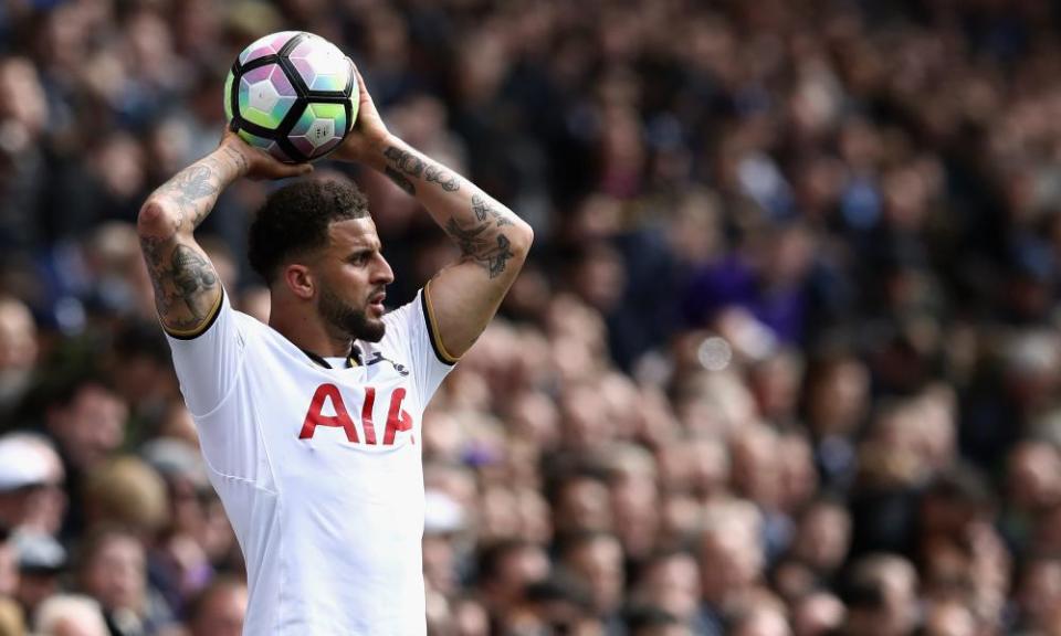 Kyle Walker in action during Tottenham's game against Bournemouth