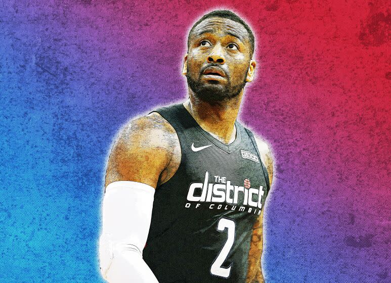 illustration of Washington Wizards guard John Wall.