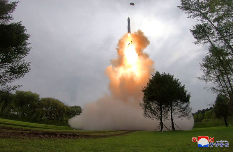 Hwasong-18 ICBM test launch