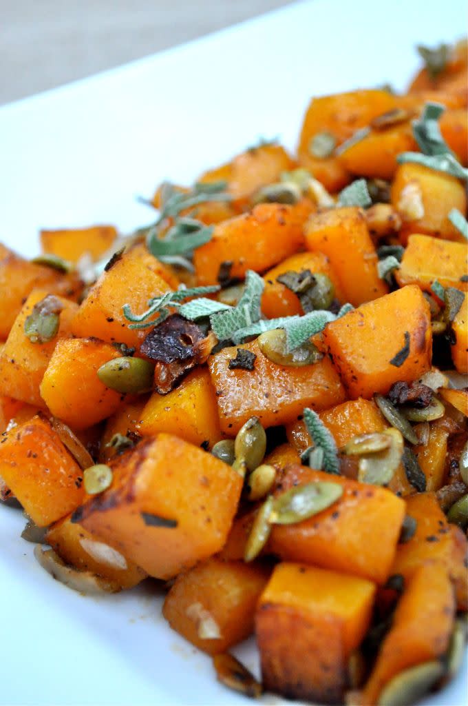 Cook with squash.