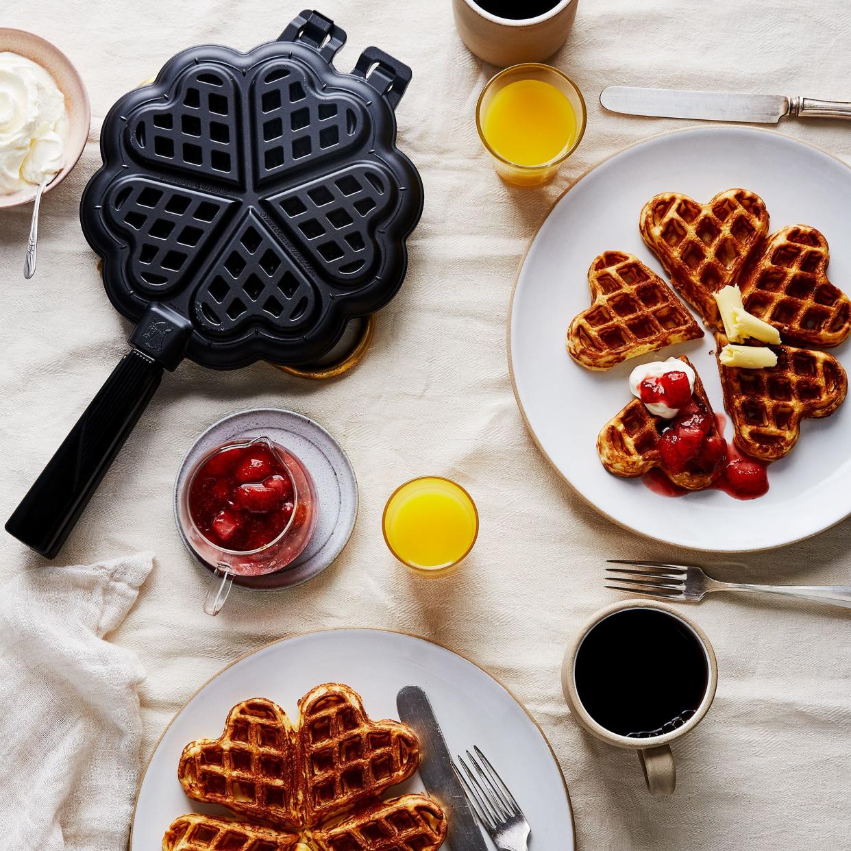 <p><a href="https://go.redirectingat.com?id=74968X1596630&url=https%3A%2F%2Ffood52.com%2Fshop%2Fproducts%2F4486-stovetop-sweetheart-waffle-iron&sref=https%3A%2F%2Fwww.veranda.com%2Fluxury-lifestyle%2Fg30718234%2Fvalentines-day-gift-ideas%2F" rel="nofollow noopener" target="_blank" data-ylk="slk:Shop Now;elm:context_link;itc:0;sec:content-canvas" class="link rapid-noclick-resp">Shop Now</a></p><p>Stovetop Sweetheart Waffle Iron</p><p>food52.com</p><p>$66.00</p>