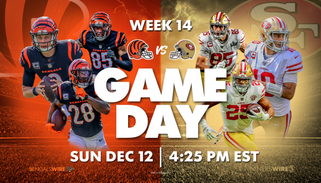 Bengals vs. 49ers streaming, viewing info, coverage map for Week 14