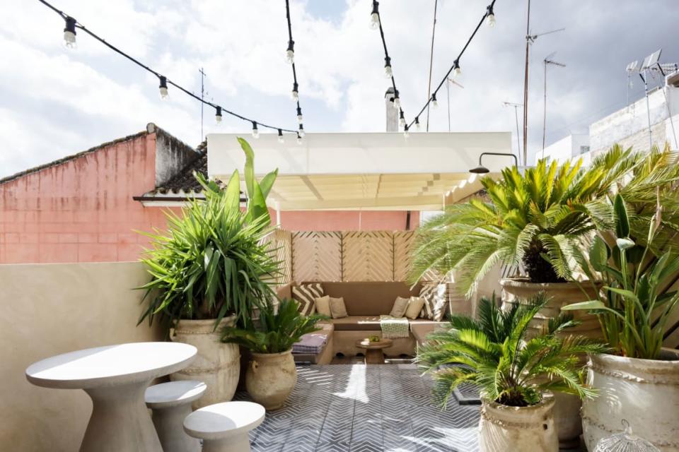 <div class="inline-image__caption"><p>At only $560/night, you and your nine closest friends can spend some quality time on your very own rooftop terrace pretending that you are members of the worldly expat group who now call Sevilla home. You know what they say: if you believe in your vision enough, you may just make it come true. </p><p><a href="https://urldefense.proofpoint.com/v2/url?u=https-3A__www.airbnb.com_rooms_plus_19841846-3Fguests-3D1-26adults-3D1-26source-5Fimpression-5Fid-3Dp3-5F1556911830-5F8kTZ9MQvWA2GtqYt&d=DwMFaQ&c=r30hyXAdWe8oret4PlAIyA&r=jtBxEpU3TgpSdJ3yg0L0isIrcR6Y1a8FSqjFnjAPzXpbB4tuwOLn1g8Q7sHGEnyW&m=Hmav48W1H1fcfj4b6aNU1UZbS-mFyTcKvVBcBXXDqqs&s=4f8VPrdDDBbI0zcYOvbAe5SrWDT0PBCJxiLtaihDHvk&e=" rel="nofollow noopener" target="_blank" data-ylk="slk:Rent on Airbnb;elm:context_link;itc:0;sec:content-canvas" class="link "><i>Rent on Airbnb</i></a></p></div> <div class="inline-image__credit">AirBnB</div>