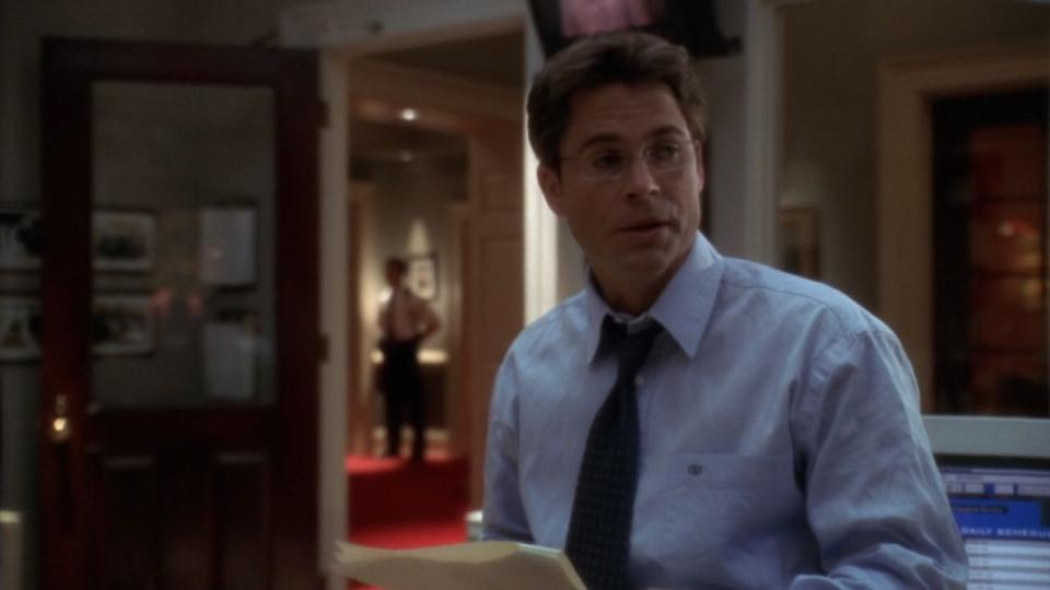 Rob Lowe in The West Wing episode 