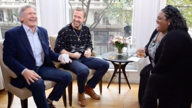 Alison Hammond interviewed Harrison Ford and Ryan Gosling in 2017