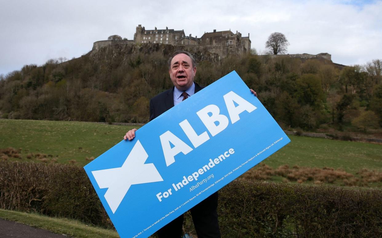 Alex Salmond claimed Scotland had been 'dragged out of the EU against our will' - PA