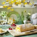 <p>If you don’t want to make lemon curd, use 150g (5oz) bought curd</p><p><strong>Recipe:<a href="https://www.goodhousekeeping.com/uk/food/recipes/a536915/lemon-almond-meringue-roulade/" rel="nofollow noopener" target="_blank" data-ylk="slk:Lemon and Almond Meringue Roulade;elm:context_link;itc:0;sec:content-canvas" class="link "> Lemon and Almond Meringue Roulade</a></strong></p>