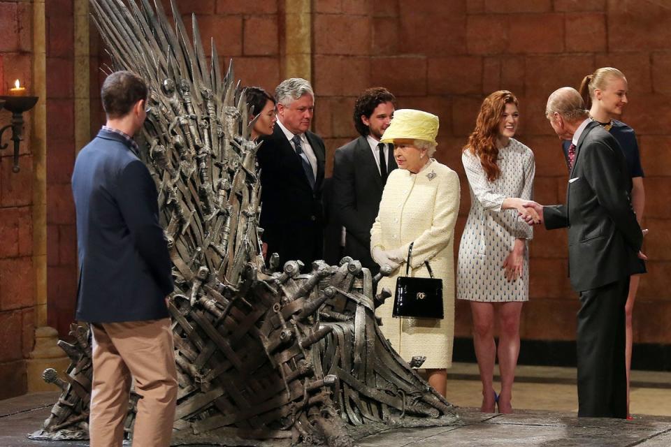 Throne: Queen Elizabeth declined to sit on the Iron Throne