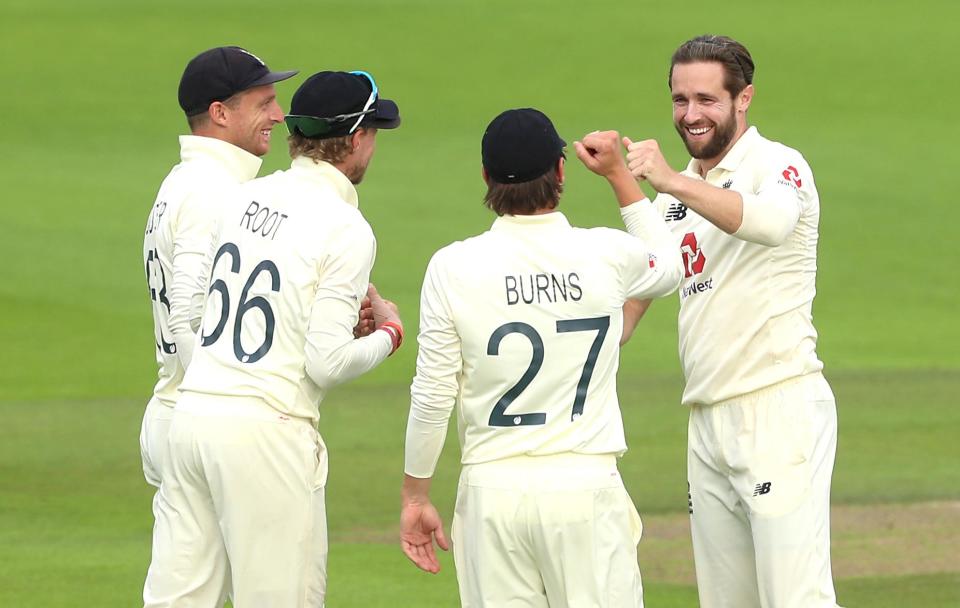 Woakes grabbed two important wickets to wrestle back some of the initiative: PA