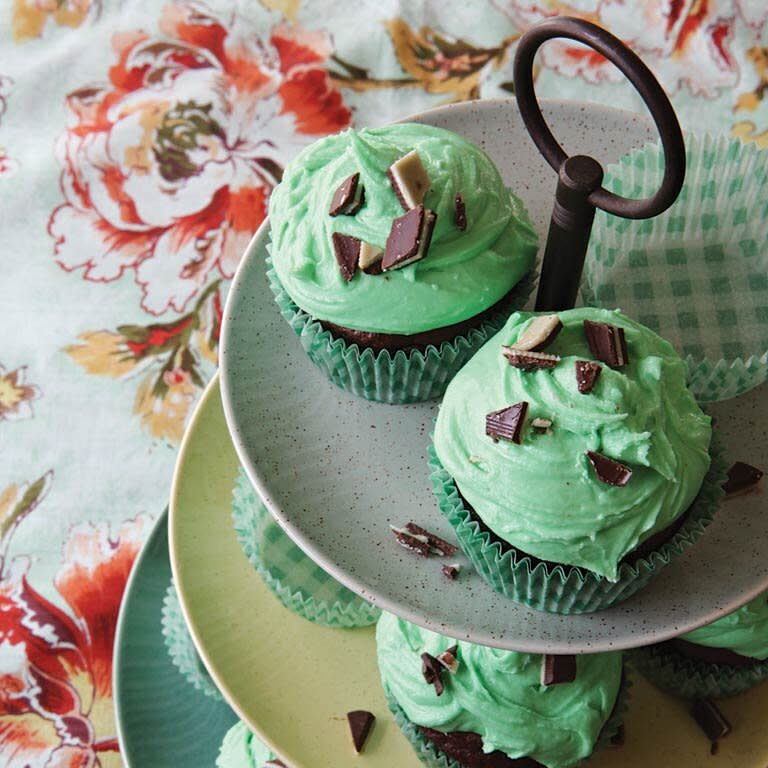 Mint Chocolate Chip Cupcakes