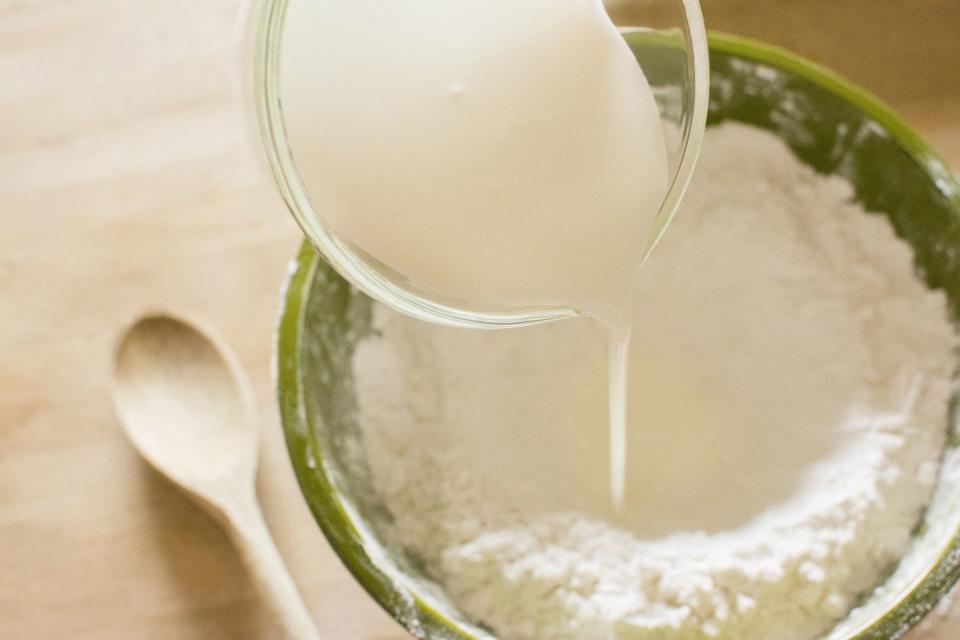 2) Buttermilk + Baking Soda