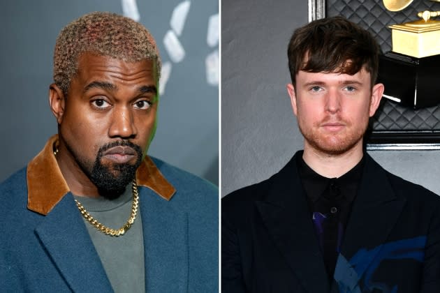 kanye-west-james-blake - Credit: Roy Rochlin/Getty Images; Jon Kopaloff/FilmMagic