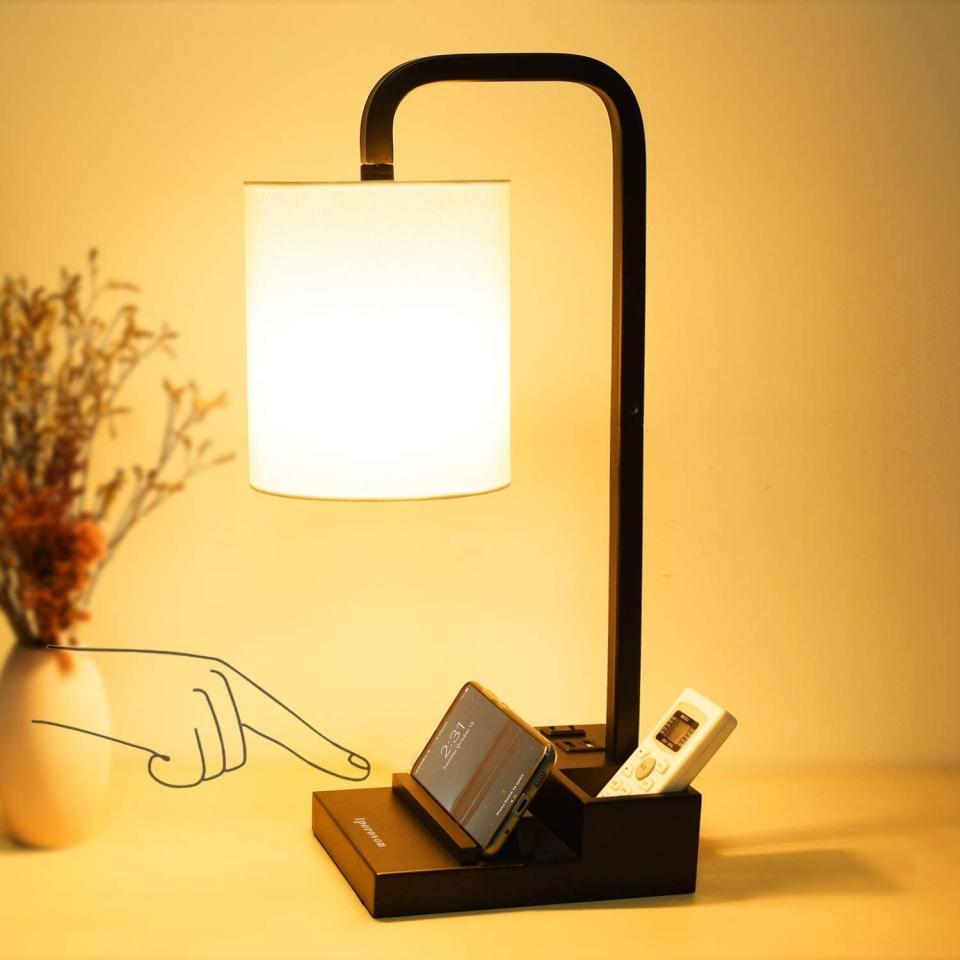 6) Industrial Touch Control Table Lamp