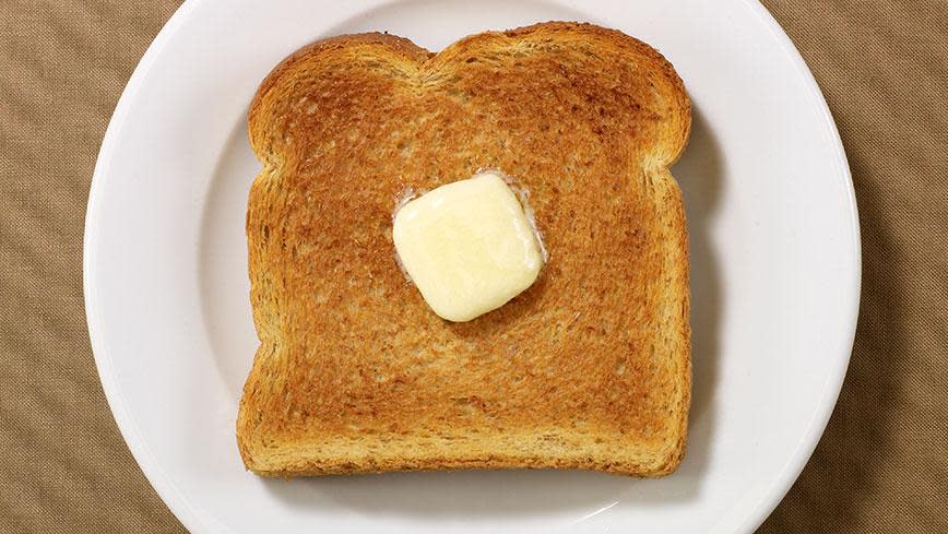 Eat toast butter side down