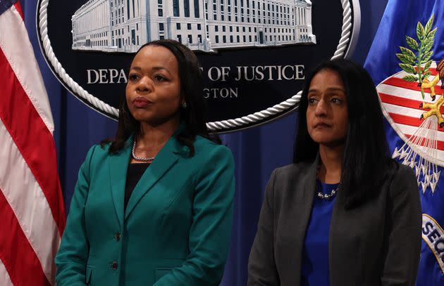 Kristen Clarke, assistant attorney general for the civil rights division, and Vanita Gupta, associate U.S. attorney general, faced considerable opposition from Republicans during their confirmation processes. (Photo: Anna Moneymaker/Getty Images)