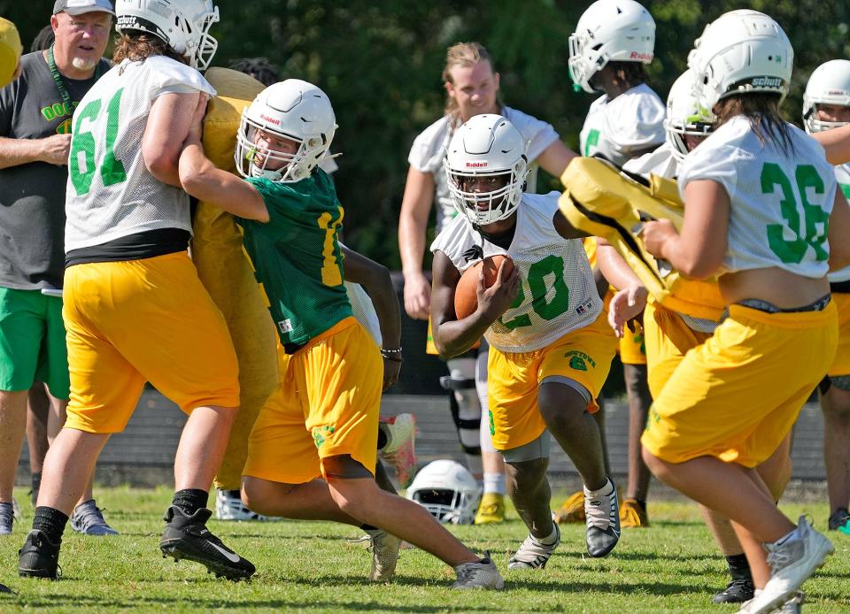 DeLand High School football practice, Monday, August, 1, 2022.