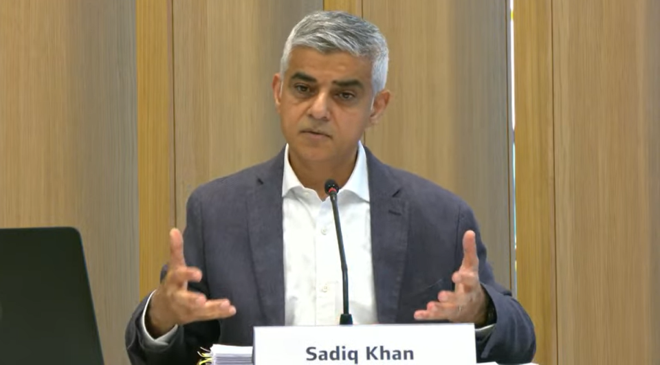 Mayor Sadiq Khan defended TfL’s decision (London Assembly YouTube channel)