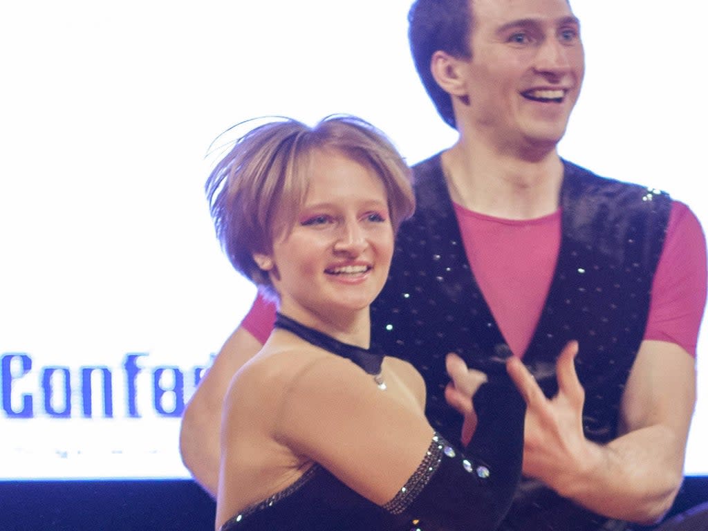 Katerina Tikhonova, 35, is one of Vladimir Putin’s daughters with his ex-wife Lyudmila Ocheretnaya  (Jakub Dabrowski/Reuters)