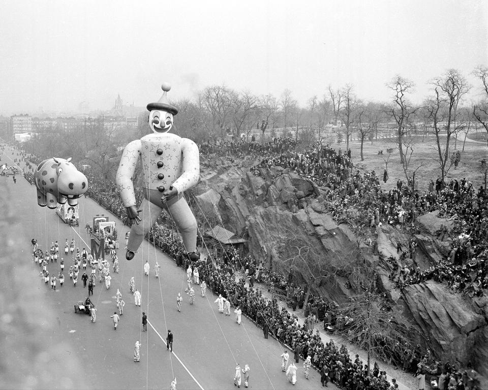 Past and present: balloons of Macy’s Thanksgiving Day Parade