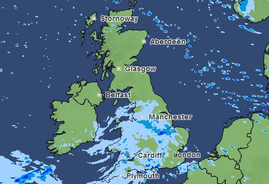 Tuesday rain 0608 Met Office