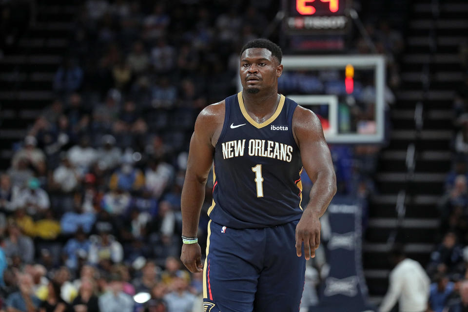 It's early November, and problems are surfacing for Zion Williamson and the Pelicans. (Photo by Justin Ford/Getty Images)