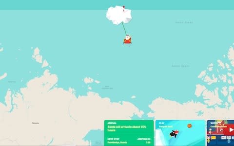 The Google Santa Tracker