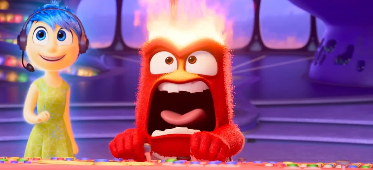 Anger, played by Lewis Black (Inside Out 2, Official Trailer, Disney UK)