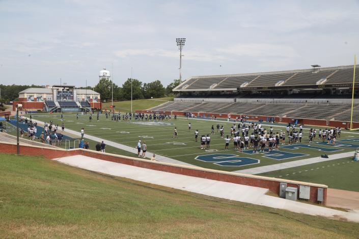 Paulson Stadium, the site of the Georgia Southern football team's Fan Fest on Saturday, Aug. 13 along with the first team scrimmage of the fall.