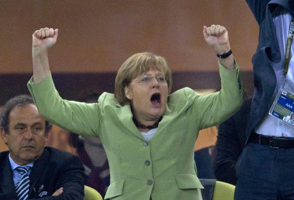 Das sind die witzigsten Bilder von Angela Merkel