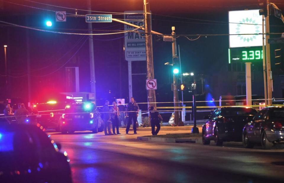 Kansas City police were investigating a shooting Friday night that left one person dead and others injured near the corner of 35th Street and Prospect Avenue.