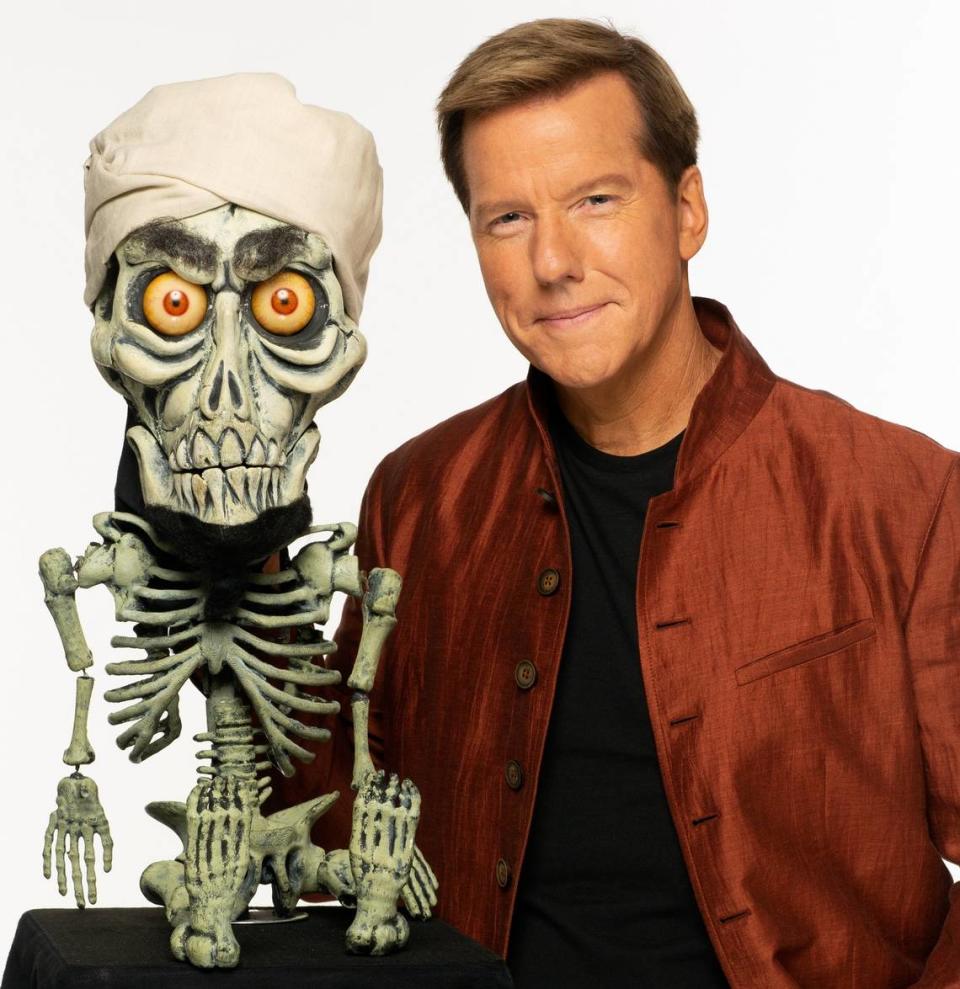 Comedian Jeff Dunham with Achmed, one of his puppets. The ventriloquist returns to Rupp Arena March 5 with his “Still Not Canceled” tour.