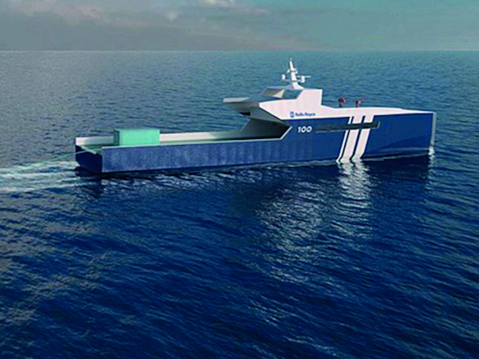 rolls-royce driverless boat