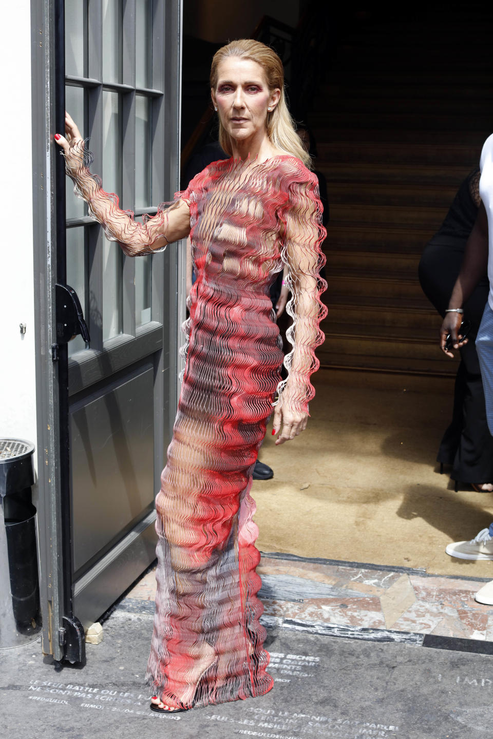 Celine Dion seen out and about in Paris, France, on July 1, 2019. (Photo by Mehdi Taamallah/NurPhoto via Getty Images)