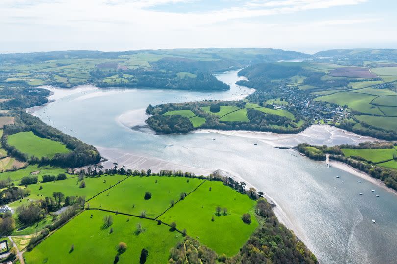 View of River Dart, South Devon - parts of the waterway are being designated bathing sites in the change