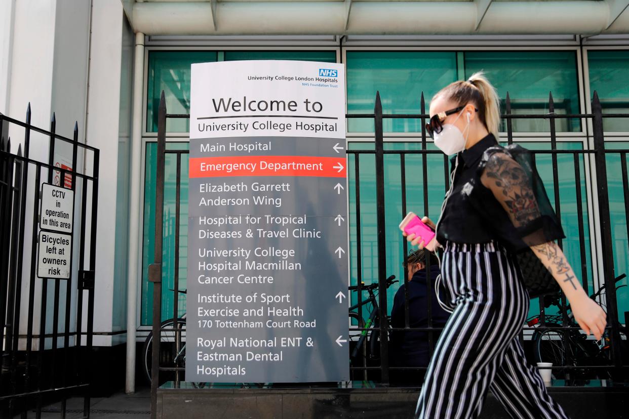 Doctors at University College London’s Royal National Throat Nose and Ear Hospital have raised awareness about a possible link between coronavirus and hearing loss (AFP via Getty Images)