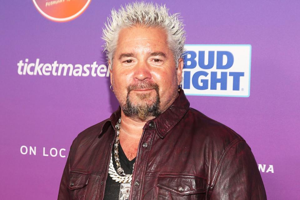 Guy Fieri attends the Bud Light Super Bowl Music Festival at Crypto.com Arena on February 12, 2022 in Los Angeles, California.